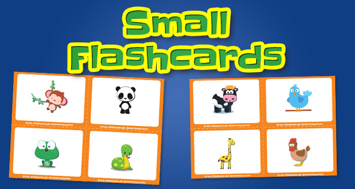 animals small flashcards set2