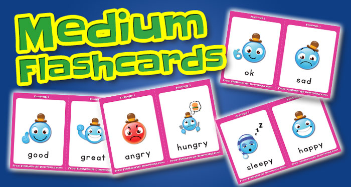 feelings medium flashcards set1 captions