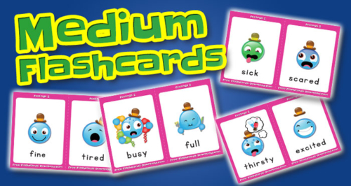 Free Feelings Flashcards, Games, and Worksheets