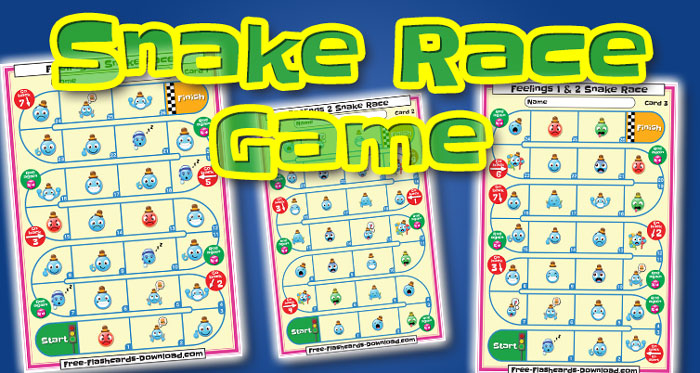 feelings snake race game