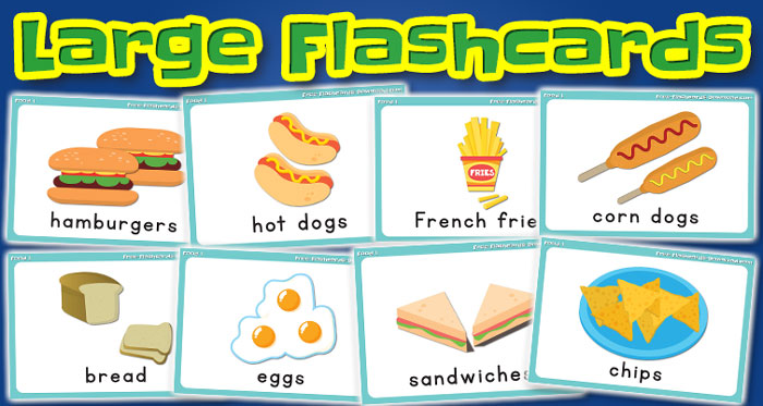 Food Flashcards Games And Worksheets Free Flashcards Download