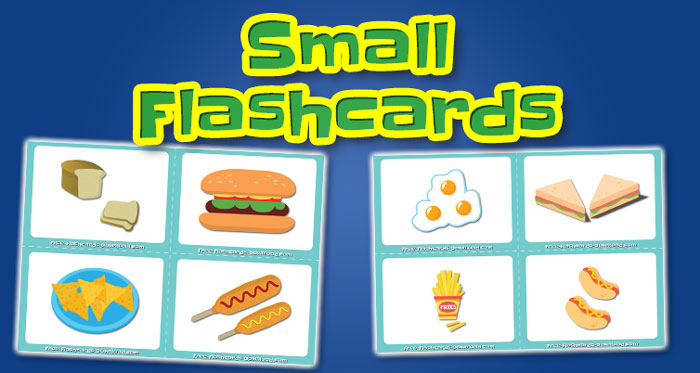 16 Free Food Flashcards + Games and Worksheets - Free Flashcards Download