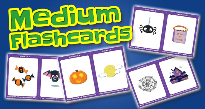 halloween medium flashcards set2