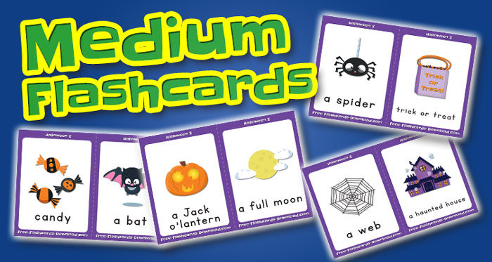 halloween medium flashcards set2 captions