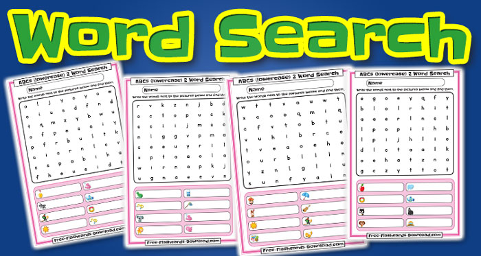 lowercase alphabet word search set1