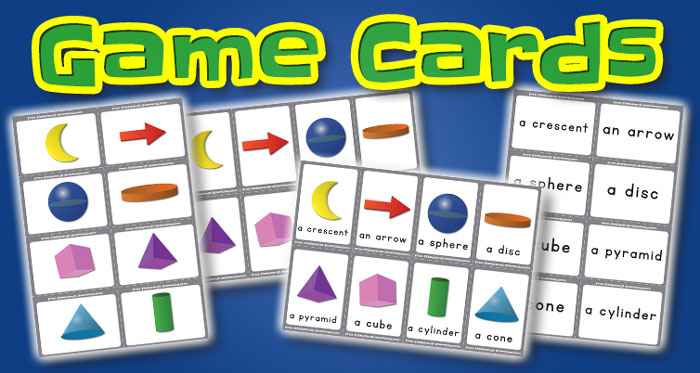 shapes game cards set1