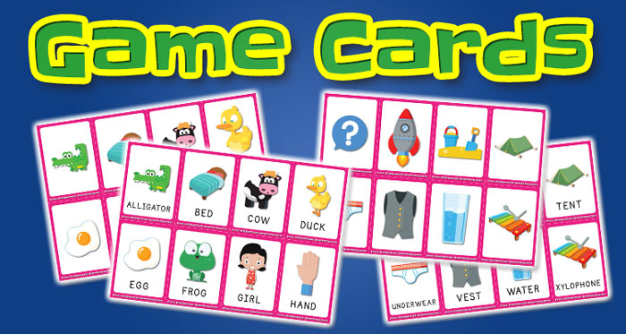 uppercase alphabet game cards set2