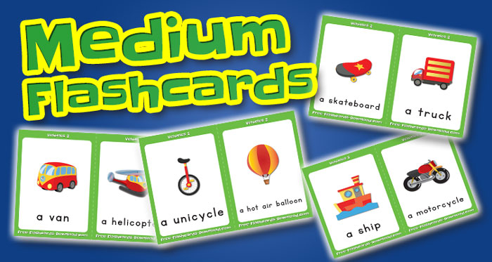 vehicles medium flashcards set2 captions