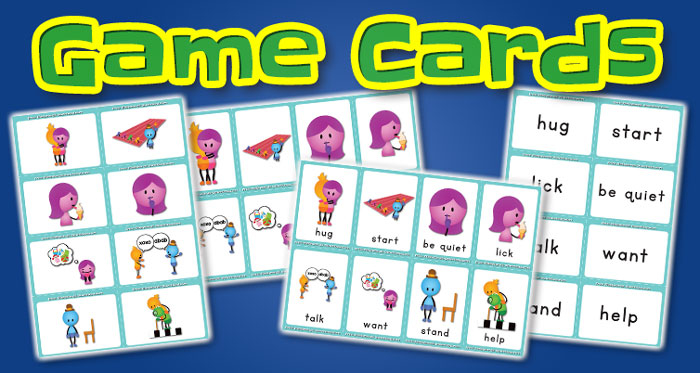 verbs game cards set2