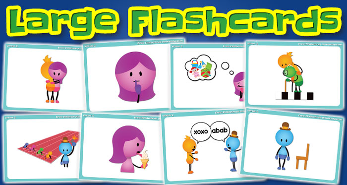 verbs large flashcards set2