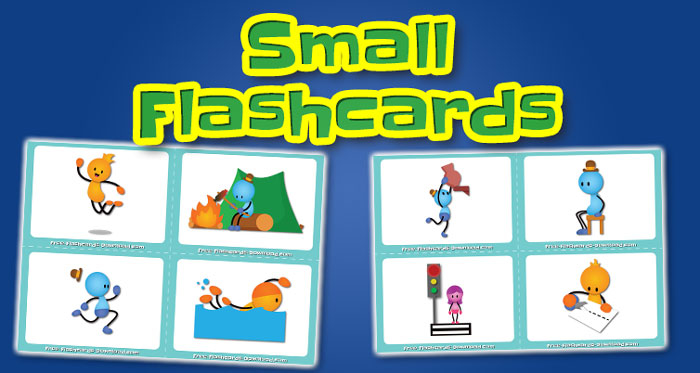 verbs small flashcards set1