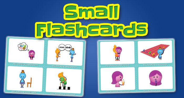 verbs small flashcards set2