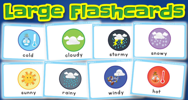 Weather Flashcards, Games, and Worksheets - Free Flashcards Download