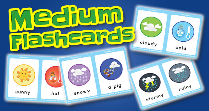 weather medium flashcards set1 captions