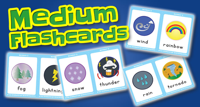 weather medium flashcards set2 captions