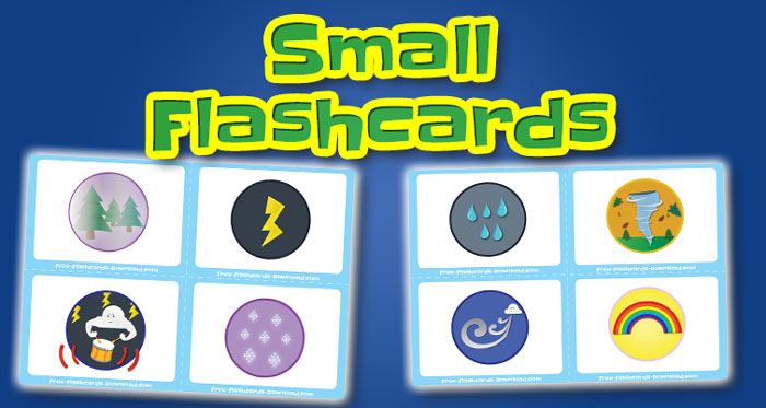 weather small flashcards set2