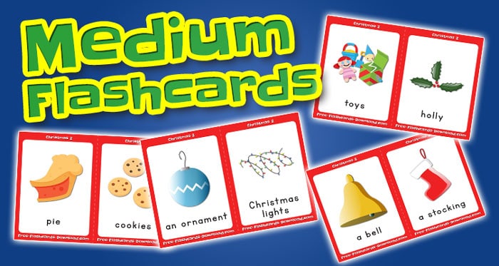 christmas medium flashcards set2 captions