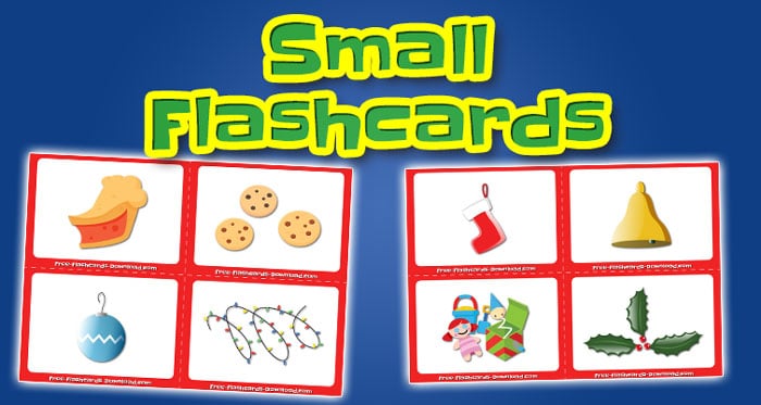 christmas small flashcards set2
