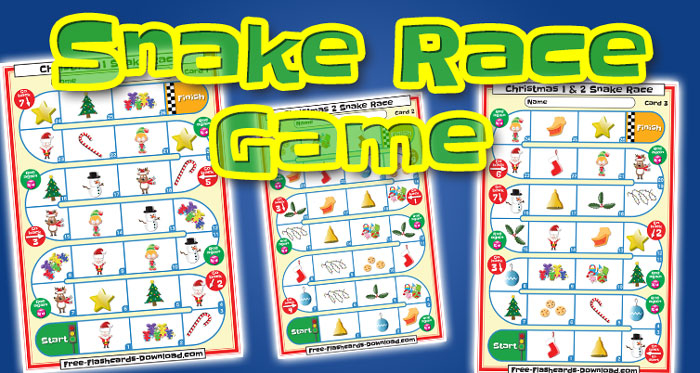 christmas snake race game