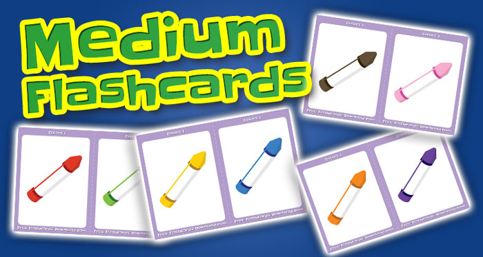 colors medium flashcards set1