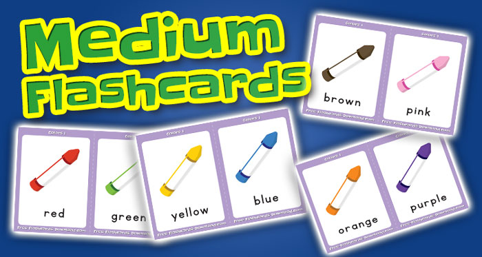 colors medium flashcards set1 captions