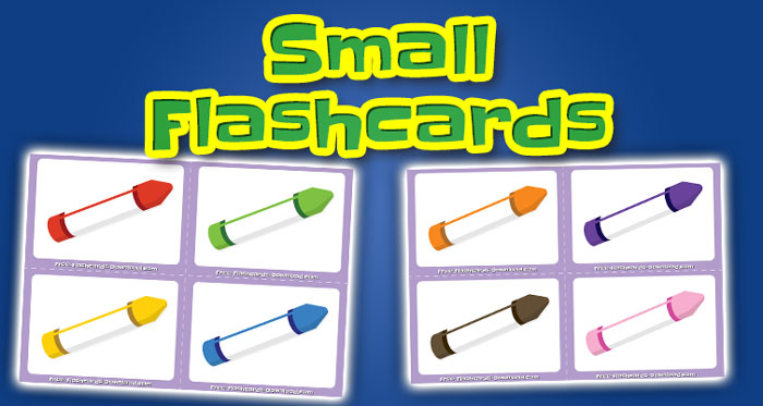 colors small flashcards set1